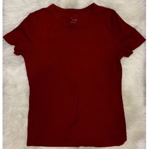 3/$15 Maroon red short sleeve t-shirt